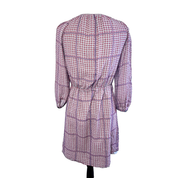 Madewell 100% silk tunic‎ dress sz 2 - Picture 2 of 7